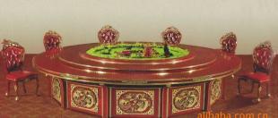 定制加工音樂(lè)噴泉電動(dòng)餐桌 融合科技與自然的創(chuàng)意設(shè)計(jì)